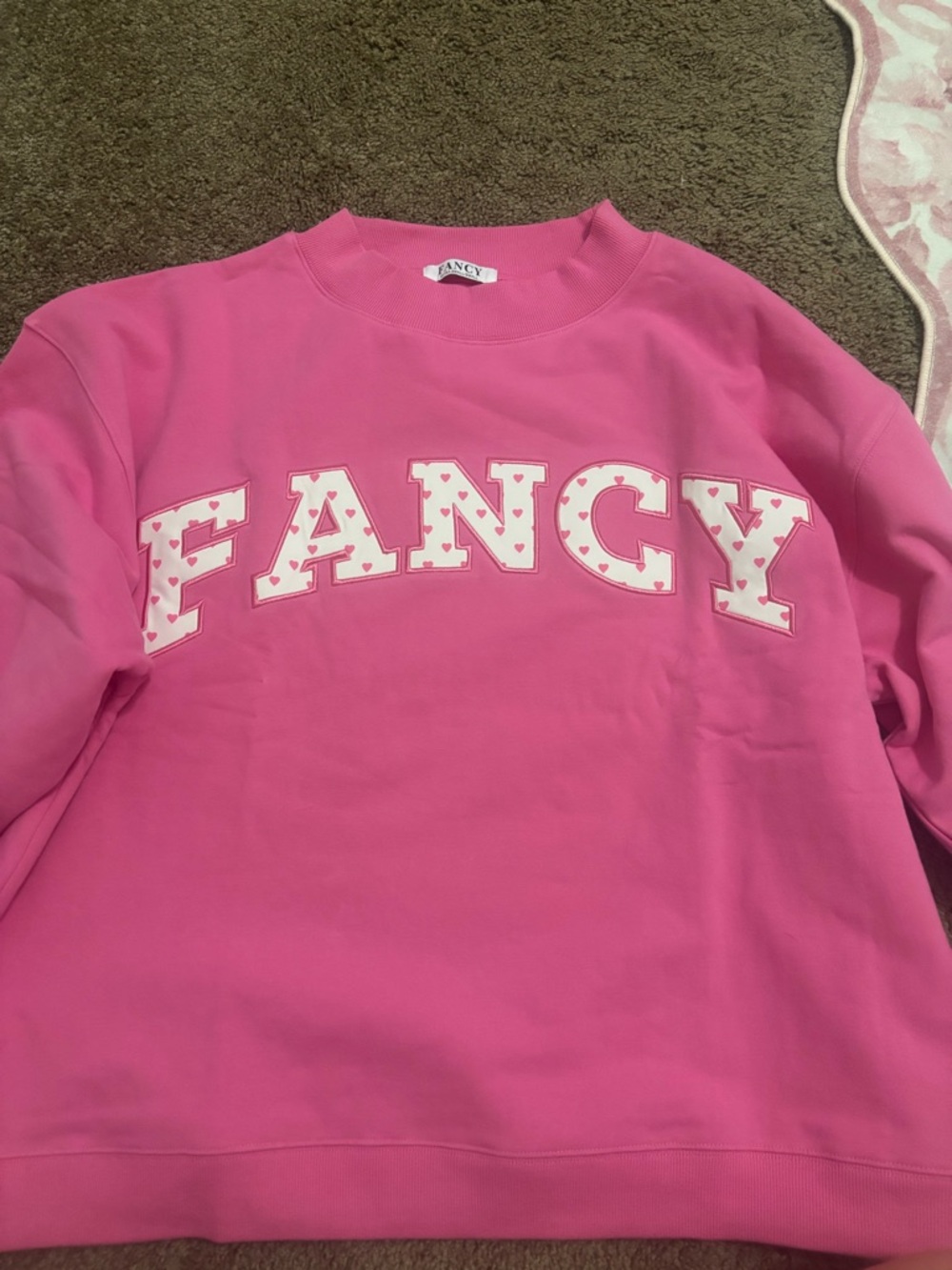FANCY Valentines mockneck